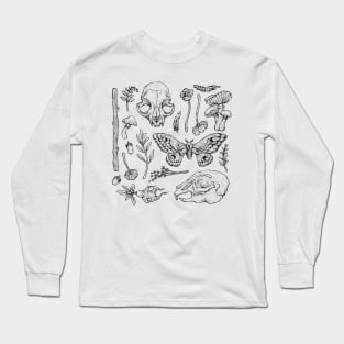 Witchcraft II - black line Long Sleeve T-Shirt